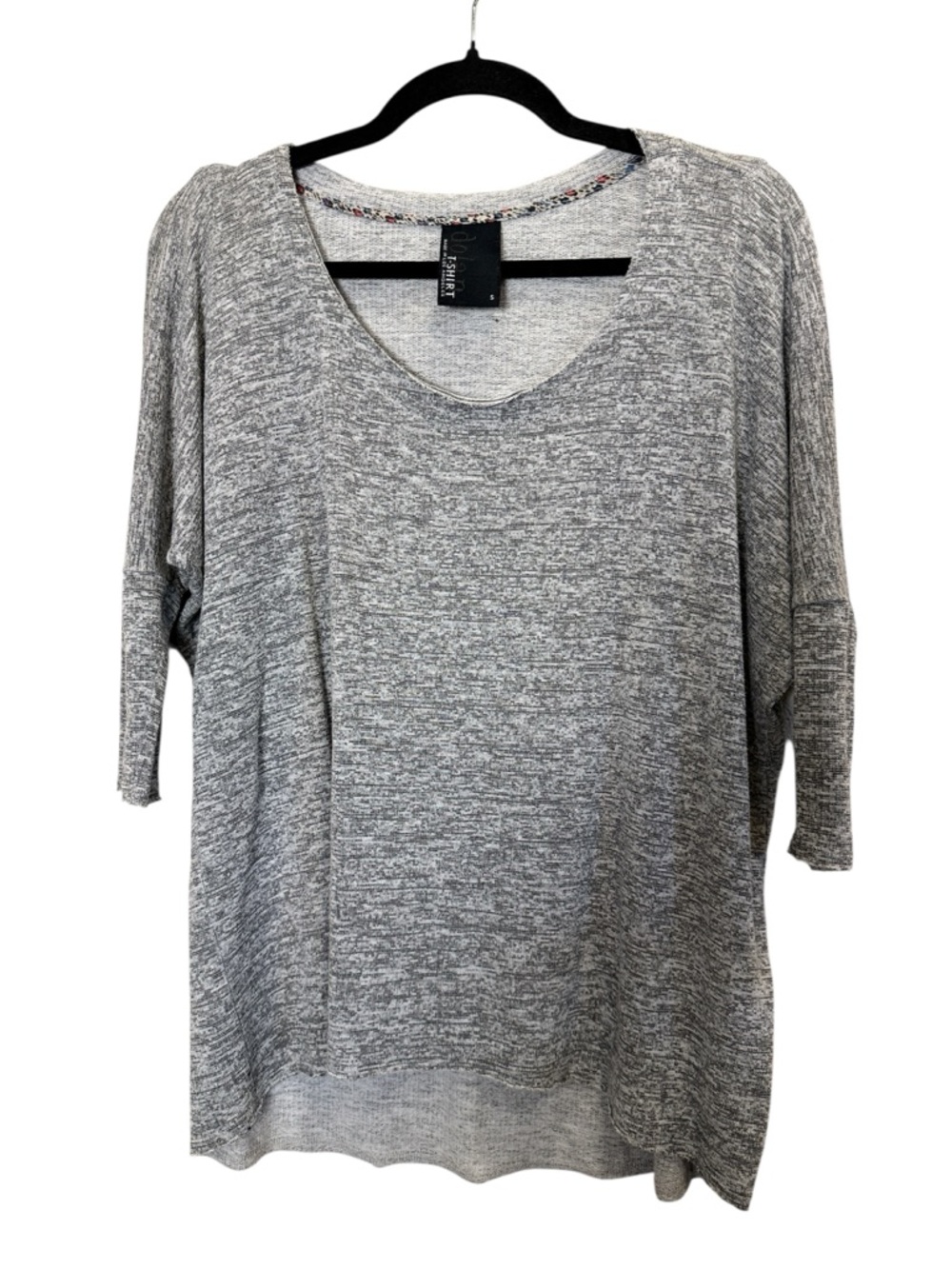 Dolan x Anthropologie Heathered Gray Terry Knit Normcore Casual T-shirt Sz S